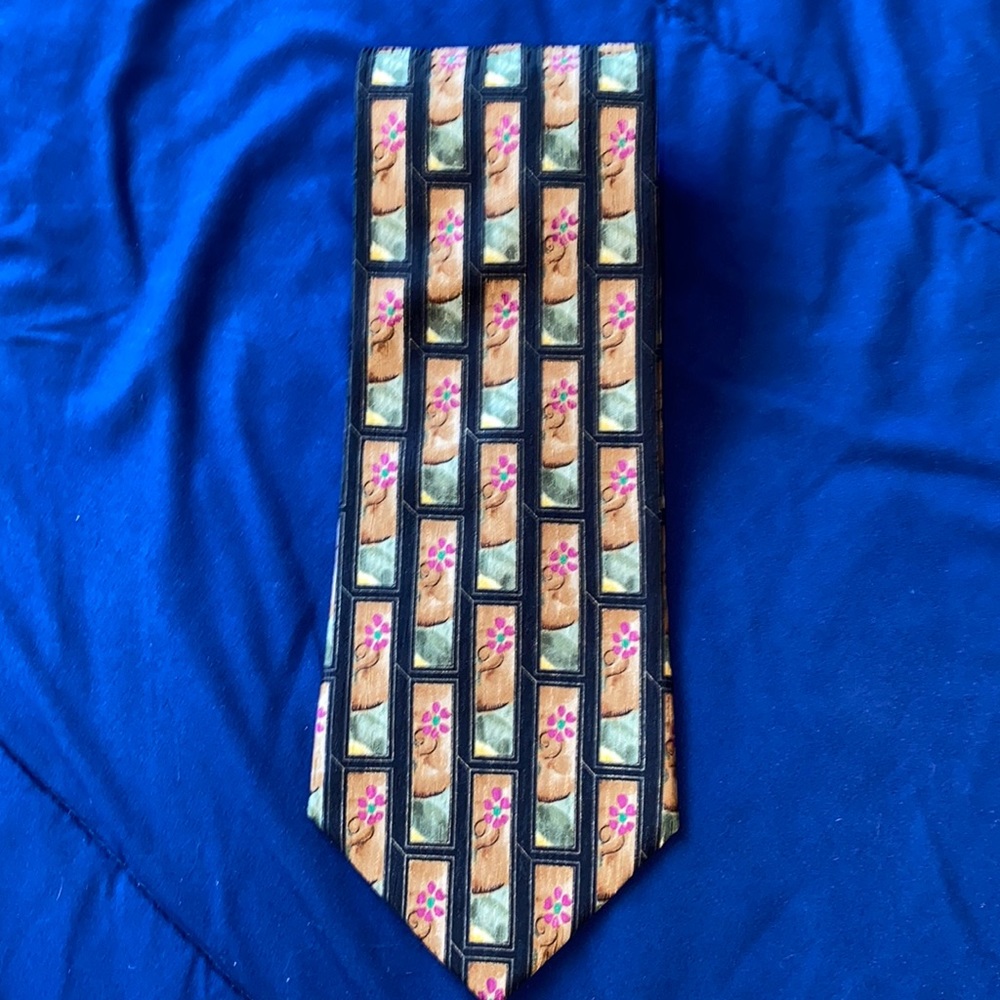 J. Garcia silk tie